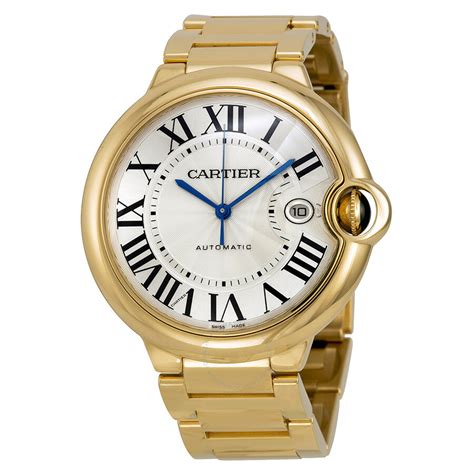 cartier watch men's gold|cartier gold watch men's models.